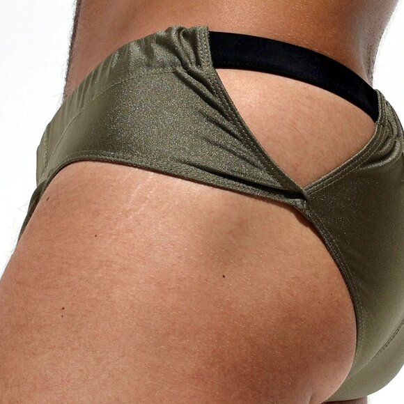 Rufskin Pedro Swim Brief - Burnt Olive - Large - Picture 7 of 8